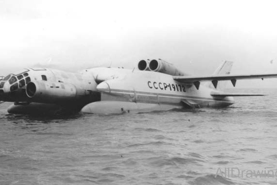 VVP-amphibious VVA-14 (Beriev, Bartini) drawings (figures) of the aircraft